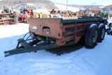 New Idea 218 Tandam Manure Spreader, Endgate