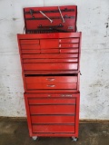 Taskforce 3 Section Rolling Toolbox, Loaded With Tools, Sells Offsite In Ba
