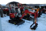Future FT18 Mini Excavator w/ KUBOTA 3 Cylinder Diesel Engine, Hydraulic Si