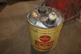 Kendall Motor Oils 5 Gal Oil Can