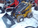 Unused EGN EG380 Wheeled Mini Skid Steer, V Twin Gas Engine, Aux Hydraulics