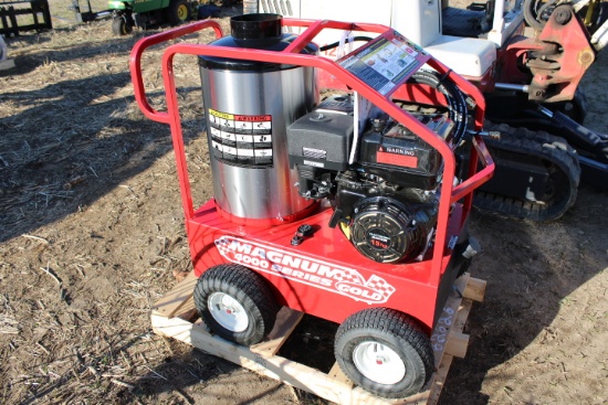 New EZ Kleen 4000 Magnum Hot Water Pressure Washer, Electric Start Gas Engi