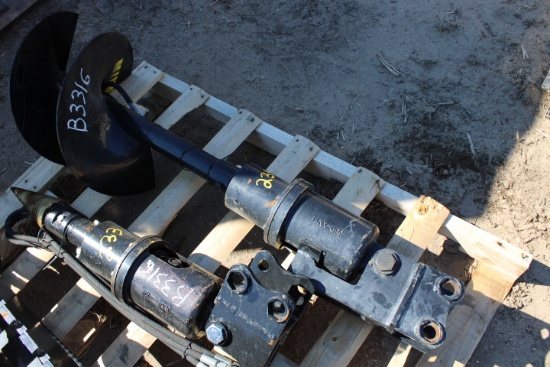 Pin On 16" Hydraulic Post Hole Digger For Mini Excavator