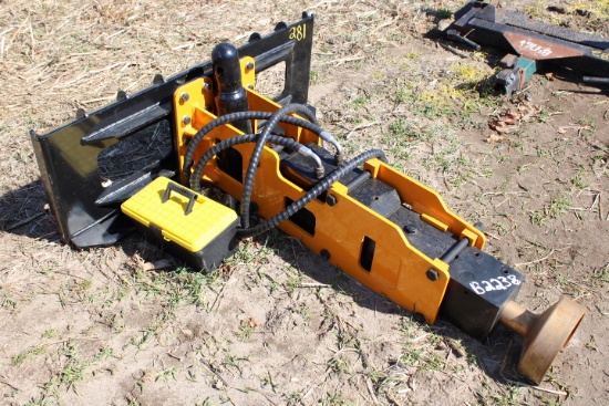 New ST-D680 SSL Hydraulic Post Pounder