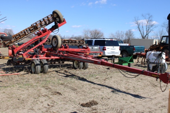 Unverferth 1225 Rolling Harrow, Hydraulic Fold, Nice Shape