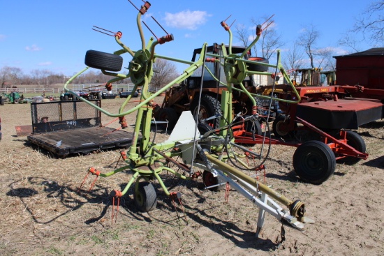 Claas Volto 52T 4 Star Hay Tedder, Hydrualic Fold, Hydraulic Tilt, Nice Sha