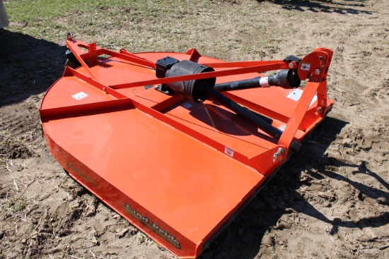 Unused Land Pride RCR1272 6' Rotary Mower w/ Slip Clutch, Rubber Guard On F