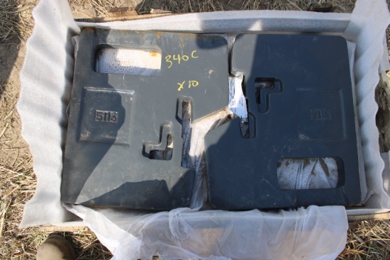 (10x) New Reproduction International 100 LB Sutcase Weights, Sold By The Pi