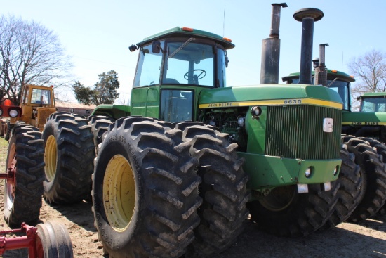 John Deere 8630 4wd Articulated Tractor, Matching Firestone 24.5-32 Tires,