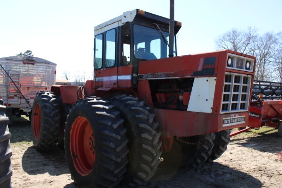 International 4386 4wd Articulated Tractor, 18.4-38 Tires w/ 10 Bolt Duals,