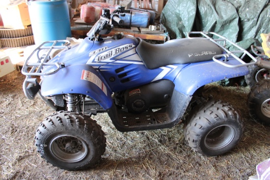 04 Polaris Trailboss 330 2x4 ATV 4 Wheeler, Automatic, Runs & Drives