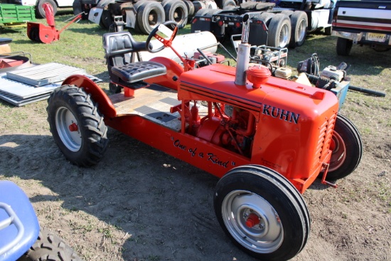Kuhn "One Of A Kind" Homemade Parade Tractor, Single Cylinder Gas Engine, N