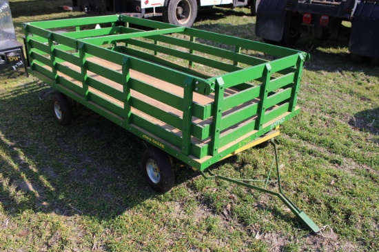Mini Hay / parade Wagon w/ Sides, John Deere Colors, Nice