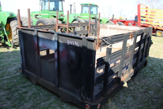 Truck Flatbed w/ Stake Sides & Liftgate