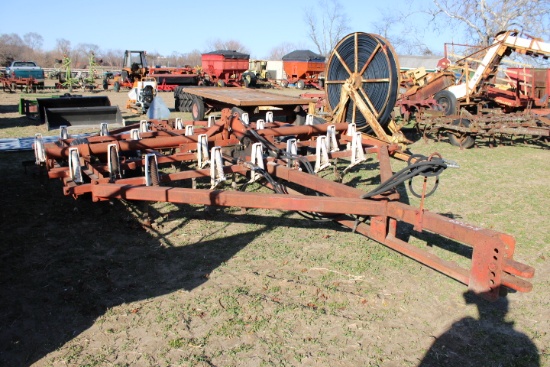13' Vibrashank Field Cultivator, Walking Tandams, Spike Harrow On Rear