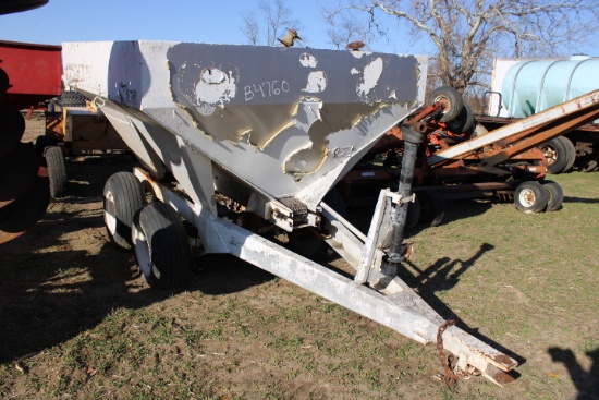 Willmar Fertilizer Spreader, Tandam Wheel, Rusty In Rear