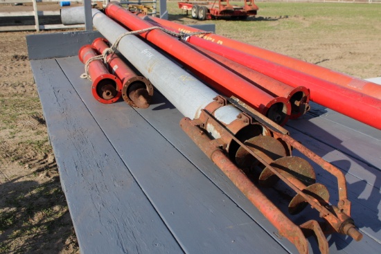 Snowco Grain Augur, ONLY THE ONE SILVER PIECE NOT THE RED PIECES