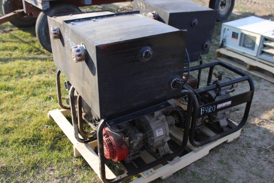 (4) 3" Water Pumps w/ 3 Tanks