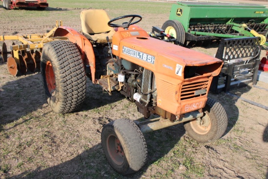 Kubota L185 2wd Diesel Tractor, 3pt & Pto, Gear Drive, 3525 Hours, Starts R