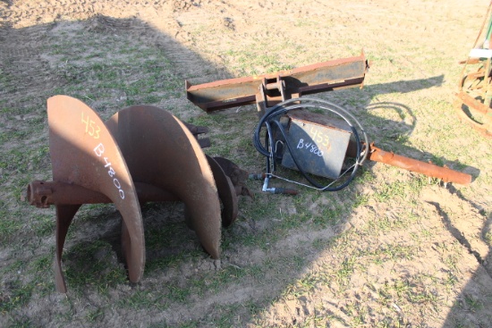 Lowe SSL Post Hole Digger w/ Large Augur, Universal Quick Attach