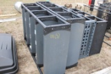 Lot Of 5 Plastic Shelves