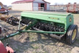 John Deere 450 Grain Drill, Double Disc, 26 Run, Marker Wheels