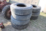 (7) Goodyear 11.00-20 Truck Tires & Rims