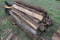 Pile Of Unsharpened Fence Posts, Approx 52