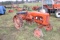 Allis Chalmers B Antique Tractor On Steel Wheels, Hand Crank, Belt Pulley,