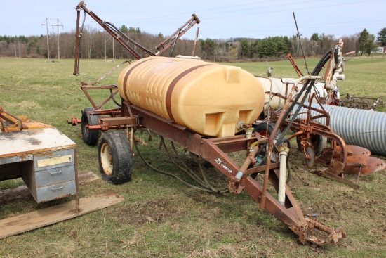 300 Gal Demco Pull Type Boom Sprayer