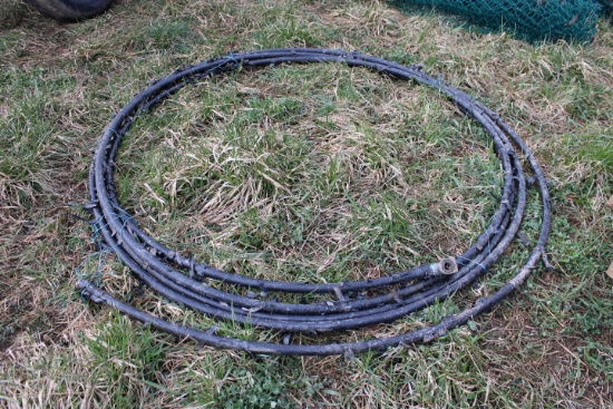 Roll Of Black Plastic Water Line