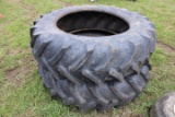 Pair Of American Farmer 18.4-38 Tires