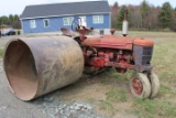 Farmall H Antique Tractor w/ Land Rollers On Rear, No Front Rollers, Runs &