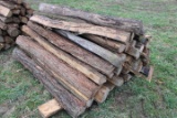 Pile Of Unsharpened Fence Posts, Approx 52