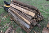 Pile Of Unsharpened Fence Posts, Approx 52