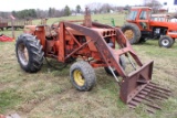 Allis Chalmers 170 Landhandler Tractor w/ Loader, Gas Engine, Dual Remotes,