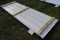 17 Sheets Of 10' White Metal Roofing, Sold By The Linear Foot 170 Times The