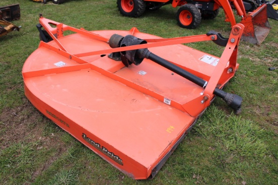Land Pride RCR1272 6' Spt Rotary Mower w/ Slip Clutch, Missing One Blade