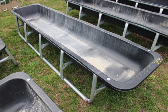 10' Poly Bunk Feeder