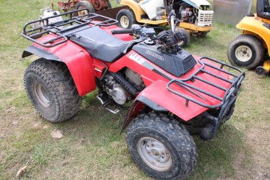 Honda Fourtrax 250 4 Wheeler, 2x4, Runs & Moves, No Paperwork Or Reg