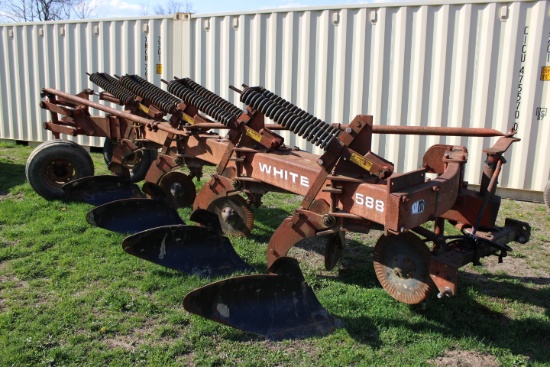 White 588 4x Spring Reset Plow w/ Coulters