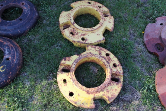 (2x) John Deere Wheel Weights, Sold By The Piece Times 2