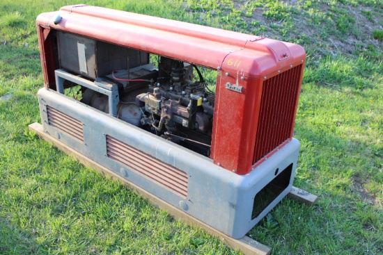 Onan Genset w/ 6 Cyl Gas Engine, 300V, 25HN/4K/206L