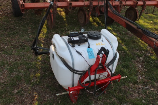 Fimco 3pt 40 Gallon Sprayer, Per Consignor: 100% Used Only 4 Times