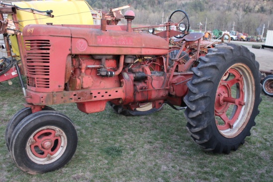 Farmall M Antique Tractor, Not Running AS-IS