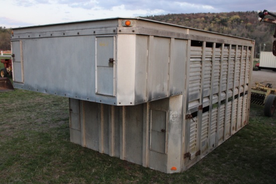 Eby L1275 16' Alluminum Cattle Body