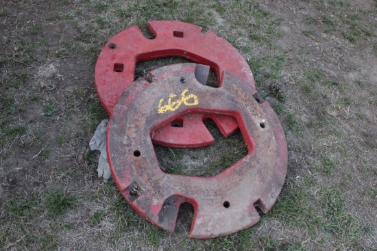 (2x) International / Farmall Rear Wheel Weights