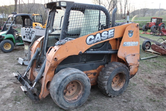 Case SR210 Skid Steer, Aux Hydraulics, No Bucket, Late Model Machine, This
