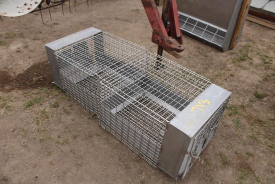 (2) SS Rabbit Cages