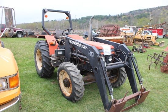Zetor 5245 4wd Tractor w/ Westendorf Loader, SSL 2 Lever Quick Attach, Dual